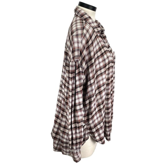 Twelve-O-Two Madison Women's Large Shirt Drop Shoulder Western Cowgirl Button-Up - Picture 5 of 11